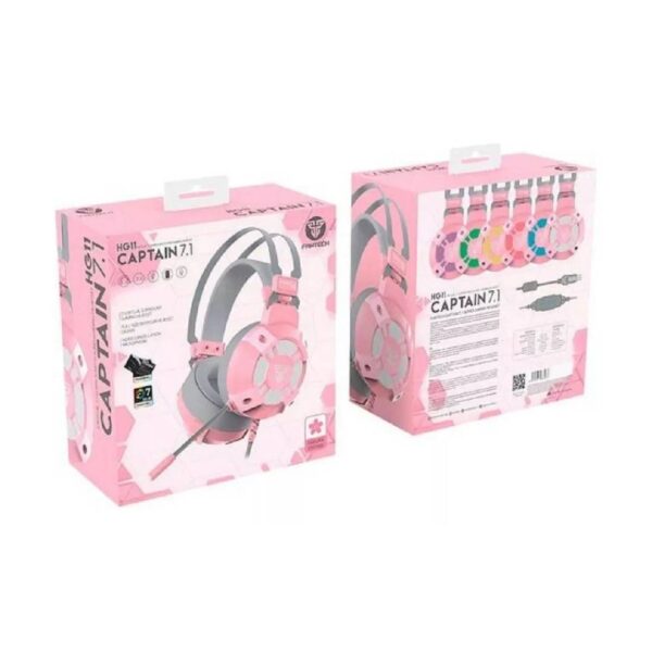 Audífonos Fantech HG11 CAPTAIN RGB 7.1 Sakura Edition LE