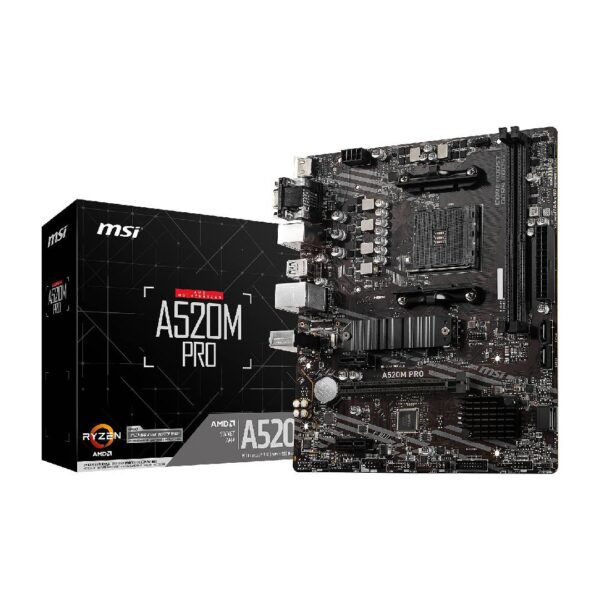 Placa Madre MSI A520M-A PRO Socket AM4, DDR4