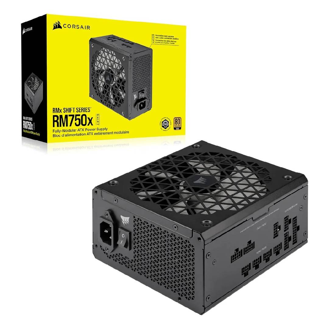 Fuente de Poder Corsair RM750x SHIFT 750W FModular 80+ Gold