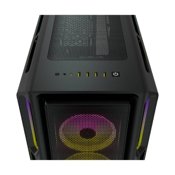 Gabinete Corsair iCUE 5000T RGB ATX Vidrio Templado Negro