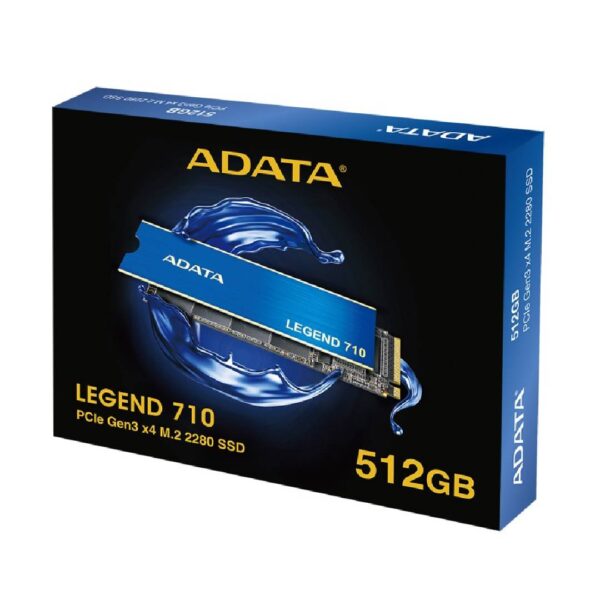 Disco Duro SSD ADATA LEGEND 710 512GB PCIE Gen3 M.2 NVMe