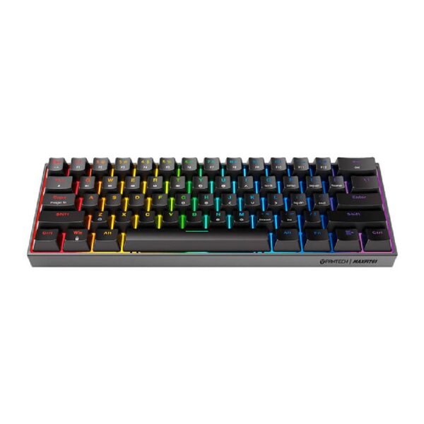 Teclado Gamer Fantech MAXFIT 61 MK857 Black SW Red Español