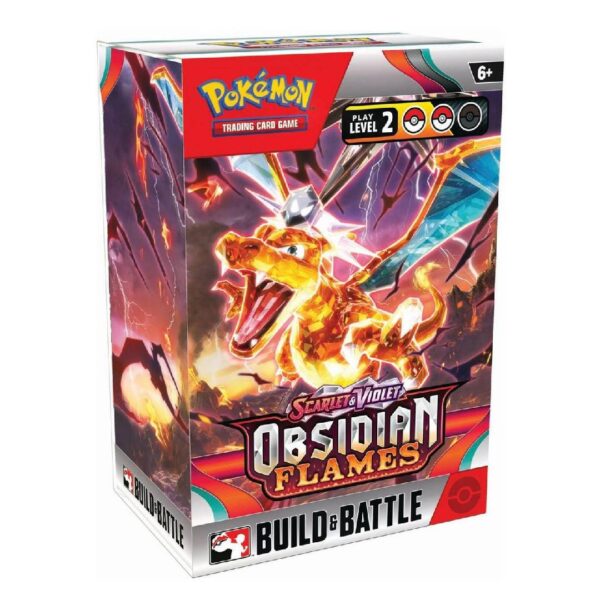 Kit de presentación Pokémon Llamas Obsidianas Español