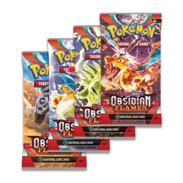 Kit de presentación Pokémon Llamas Obsidianas Español - Imagen 3