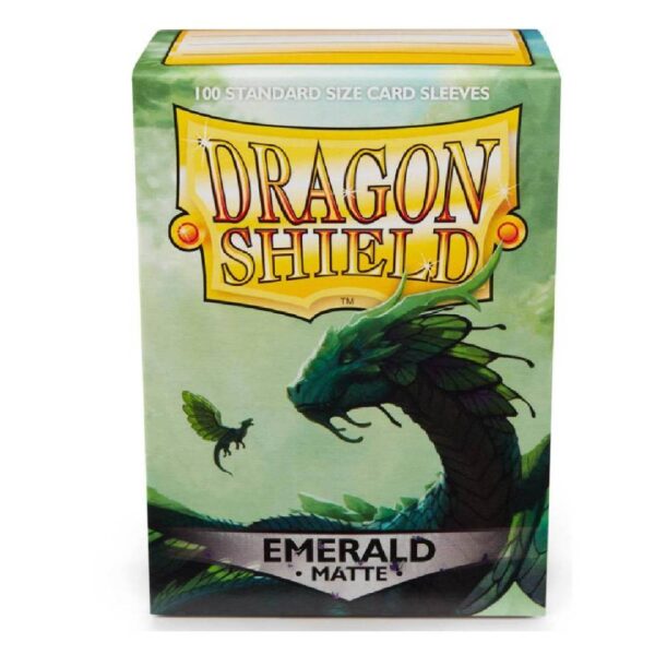 Dragon Shield Sleeves: Standard- Matte Emerald (100 ct.)