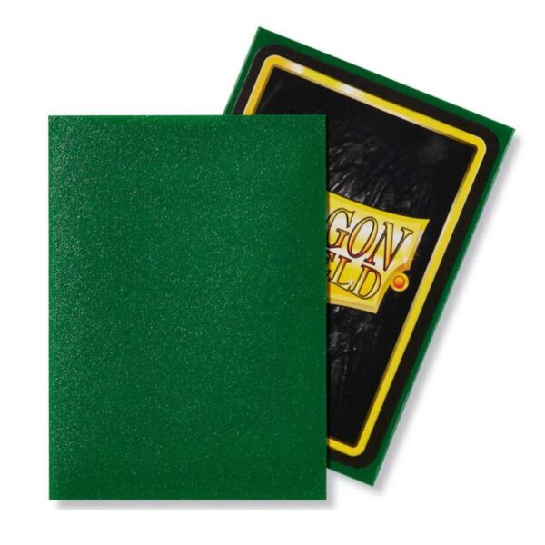 Dragon Shield Sleeves: Standard- Matte Emerald (100 ct.) - Imagen 2