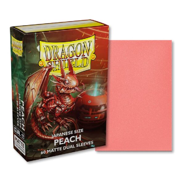 Protector Dragon Shield DUAL - Matte Peach Japanese 60