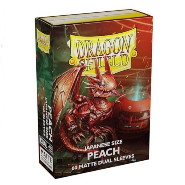 Protector Dragon Shield DUAL - Matte Peach Japanese 60 - Imagen 2