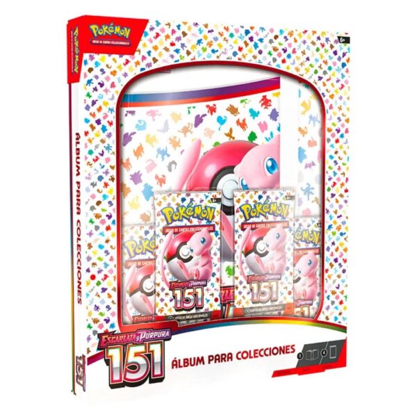 Pokémon TCG: Escarlata y Púrpura- 151 Album para Colecciones