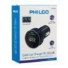 Cargador de Auto Philco USB 3.0 + USB C Pantalla Led - Imagen 3