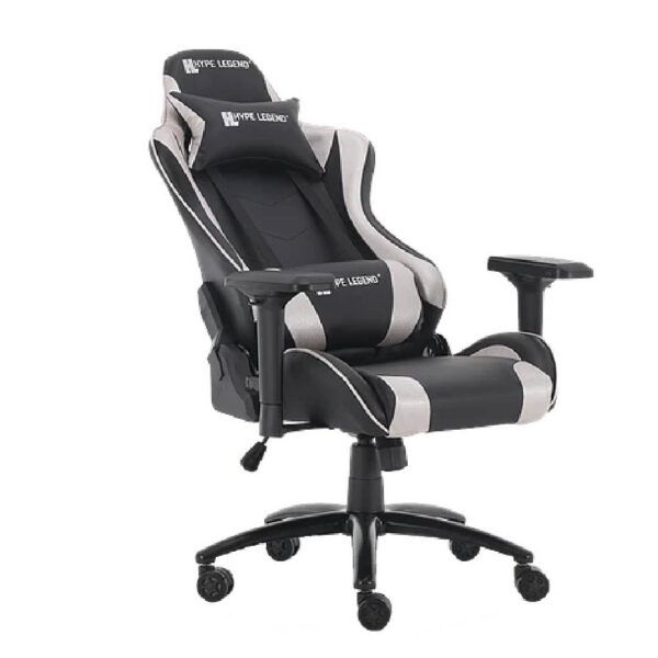 Silla Gamer Hype Legend Evil Silver - Imagen 3