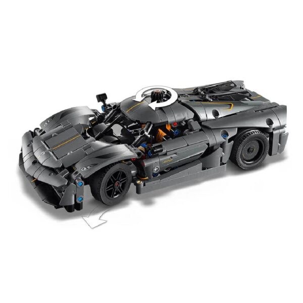 LEGO Technic: Hipercoche Koenigsegg Jesko Absolut Gris 42173 - Imagen 3