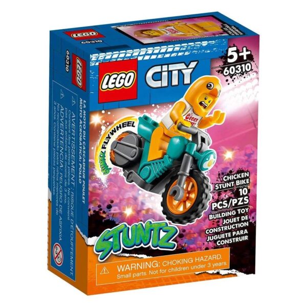 LEGO City: MOTO ACROBÁTICA: POLLO 60310 - Imagen 2