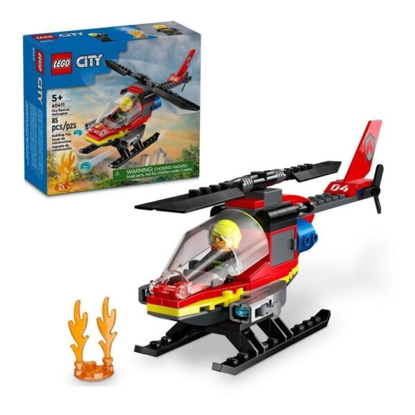 LEGO City: HELICÓPTERO DE RESCATE DE BOMBEROS 60411