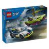 LEGO City: AUTO DE POLICÍA Y POTENTE AUTO DEPORTIVO 60415 - Imagen 3