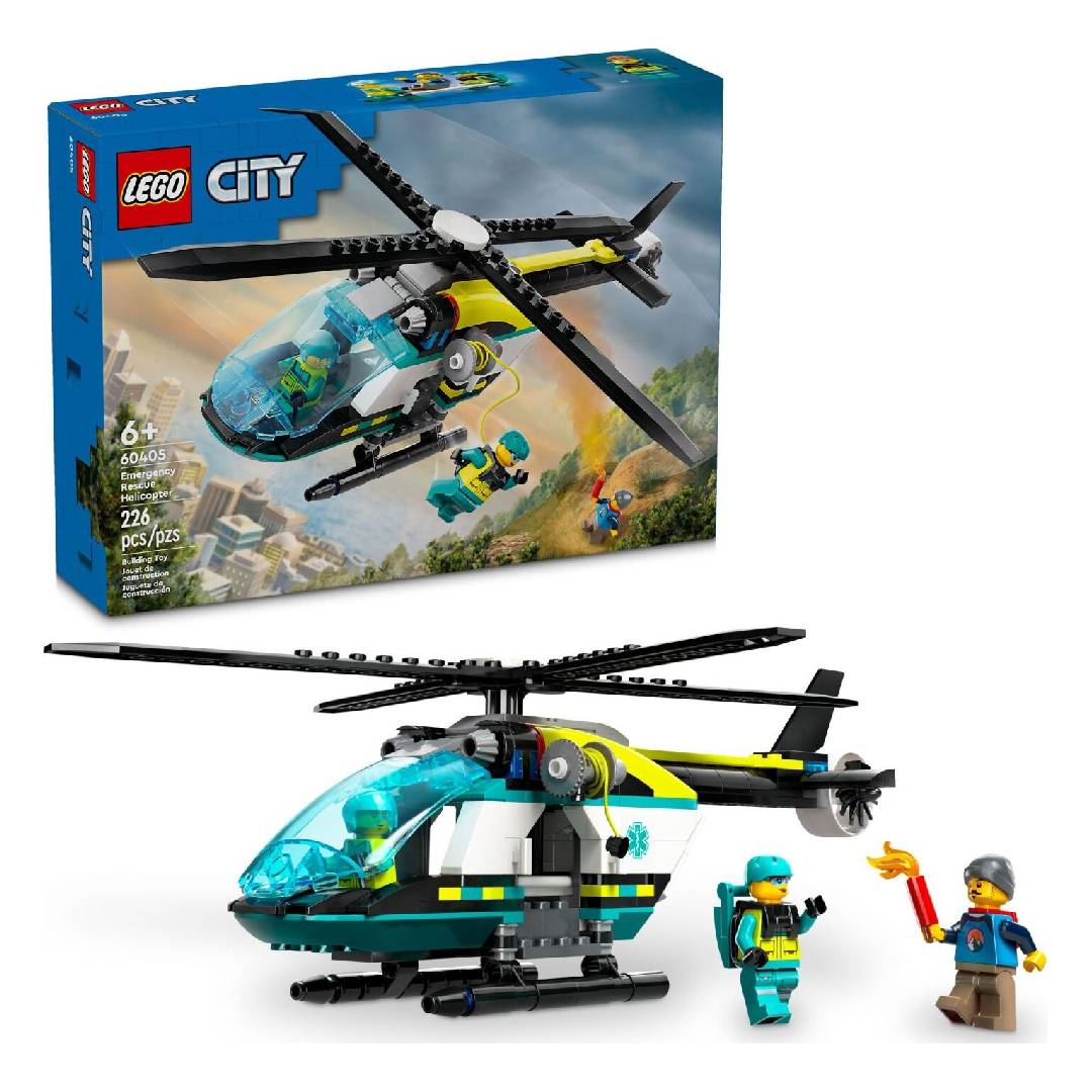 LEGO City: HELICÓPTERO DE RESCATE PARA EMERGENCIAS 60405