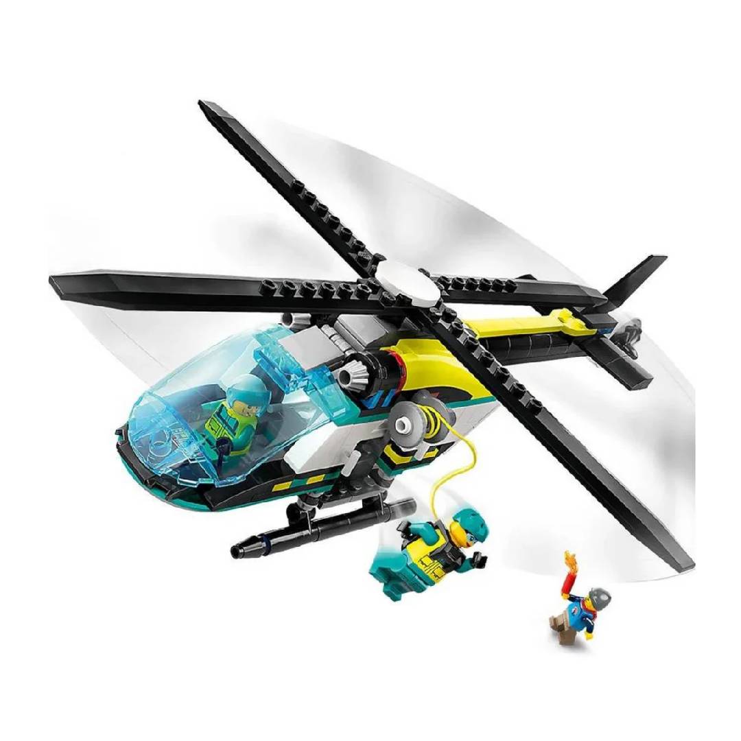 LEGO City: HELICÓPTERO DE RESCATE PARA EMERGENCIAS 60405 - Imagen 2
