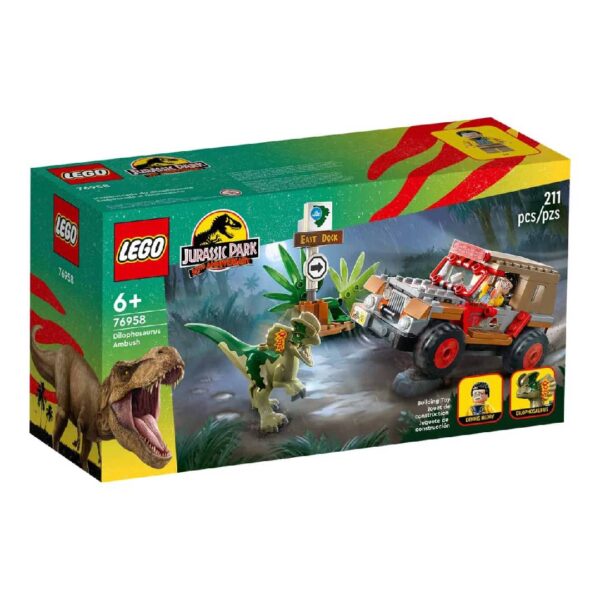 LEGO Jurassic World: EMBOSCADA AL DILOFOSAURIO 76958 - Imagen 2