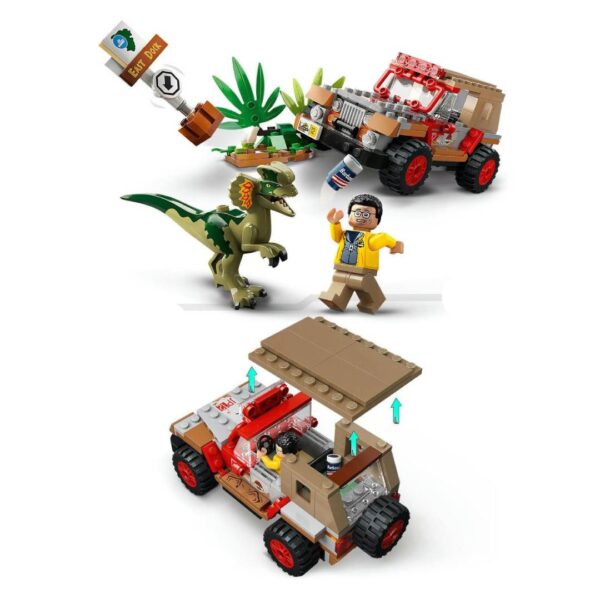 LEGO Jurassic World: EMBOSCADA AL DILOFOSAURIO 76958 - Imagen 3
