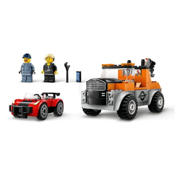 LEGO City: CAMIÓN GRÚA Y REPARACIÓN DEL AUTO DEPORTIVO 60435 - Imagen 2