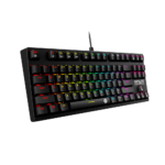 Teclado Gamer Fantech Optilite MK872 RGB Negro SW Optico
