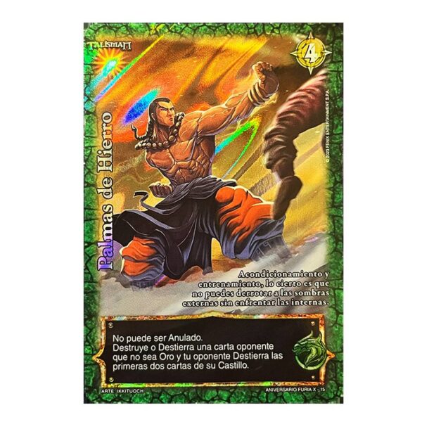 Carta Promo Palmas de Hierro Furia Ext Myl