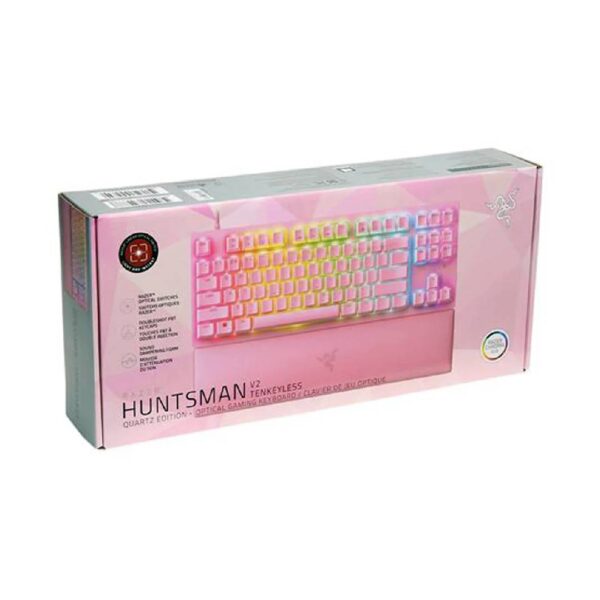 Teclado Gamer Razer Huntsman V2 TKL Quartz SW Red US