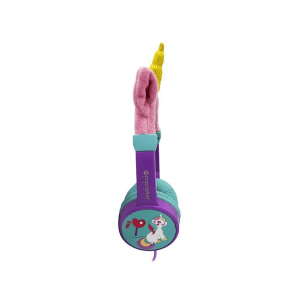 Audifonos Monster Cool Kid Over-Ear Unicornio Purpura