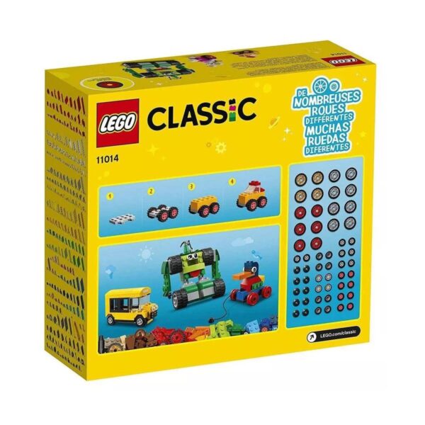 LEGO Classic: Ladrillos y Ruedas 11014