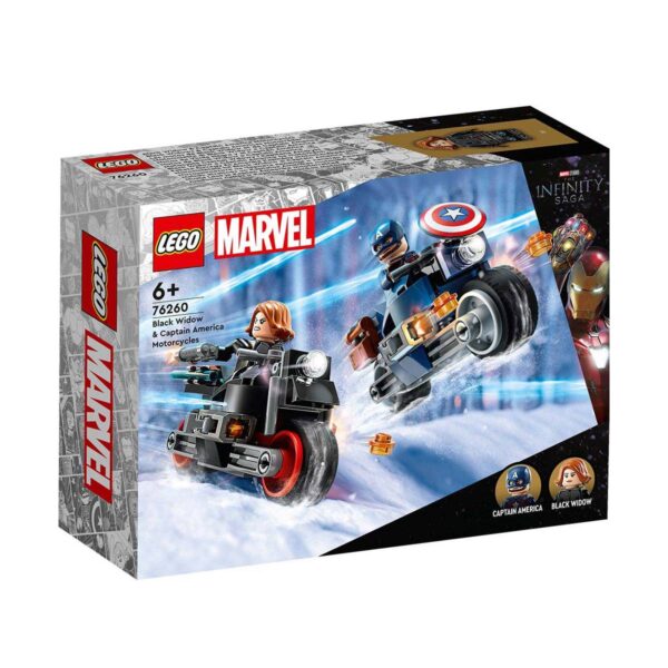 LEGO Marvel: Motos de Black Widow y el Capitán América 76260