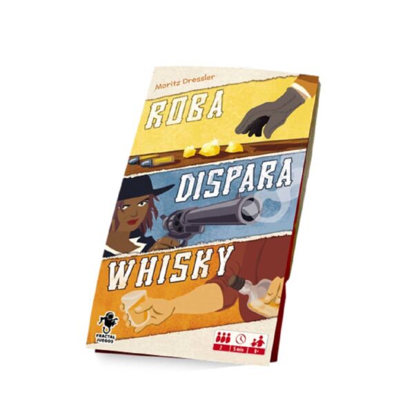 Juego de Mesa Para 2 Personas: R0ba Dispara Whisky