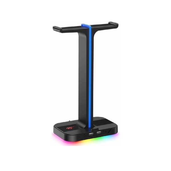 Soporte Stand Base Audifonos Gamer Luces Rgb Entrada Usb 2.0