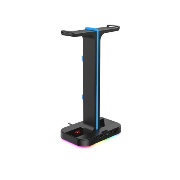 Soporte Stand Base Audifonos Gamer Luces Rgb Entrada Usb 2.0