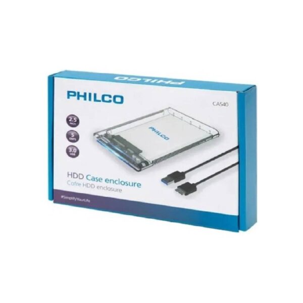 Cofre Disco Duro Philco 2.5'' Usb 3.0 Cas40