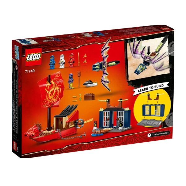 LEGO NINJAGO: Vuelo Final del Barco de Asalto Ninja 71749