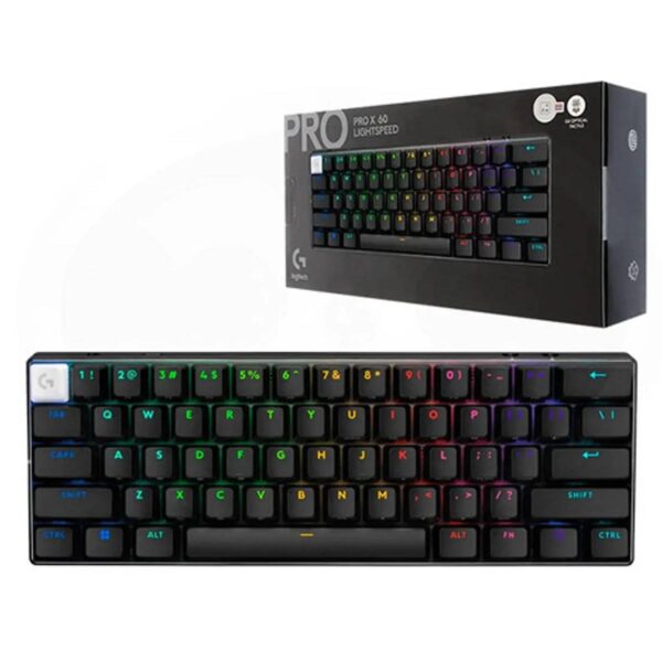 Teclado Logitech G PRO X Lightspeed Inalambrico TKL 60 RGB