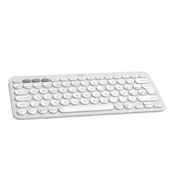Teclado Logitech Pebble Keys 2 K380S Blanco