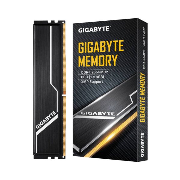 Memoria RAM Gigabyte de 8GB (DDR4, 2666MHz, CL16, DIMM)