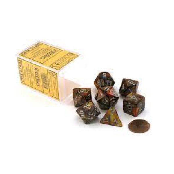 7-DIE SET MINI LUSTROUS GOLD/SILVER