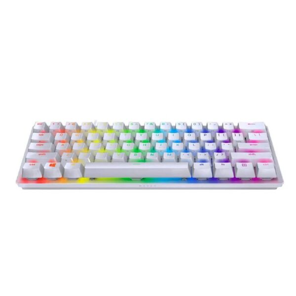 Teclado Razer Huntsman Mini Blanco Mercury Ingles Red Switch - Imagen 2