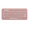 Teclado Logitech Pebble Keys 2 K380S Rosado Español