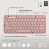 Teclado Logitech Pebble Keys 2 K380S Rosado Español - Imagen 2