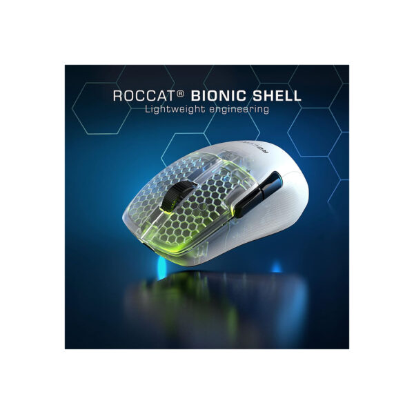 Mouse Gamer ROCCAT Wireless Kone Pro Air Blanco 75g DPI 19K