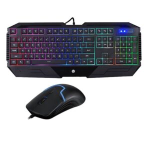 Pack Teclado y Mouse Gamer HP GK1100 RGB USB Español