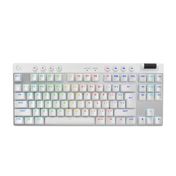 Teclado Gamer Logitech Pro X TKL US Blanco Tactile