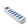 Extension 6 Entradas 3 Metros Blanco con Interruptor XT-30