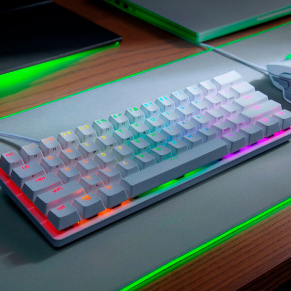 Teclado Gamer Razer Huntsman Mini Mercury Red Switch Ingles