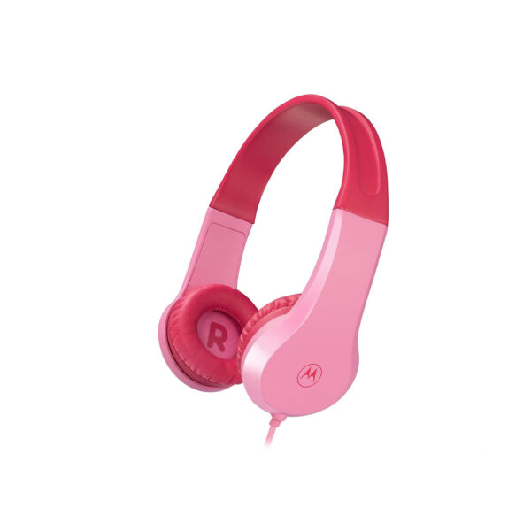 Audífonos Motorola JR 200 Rosado Over-Ear con Cable