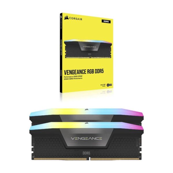 Memoria RAM Corsair RGB Vengeance 32GB 2X16GB DDR5 5200mhz - Imagen 3