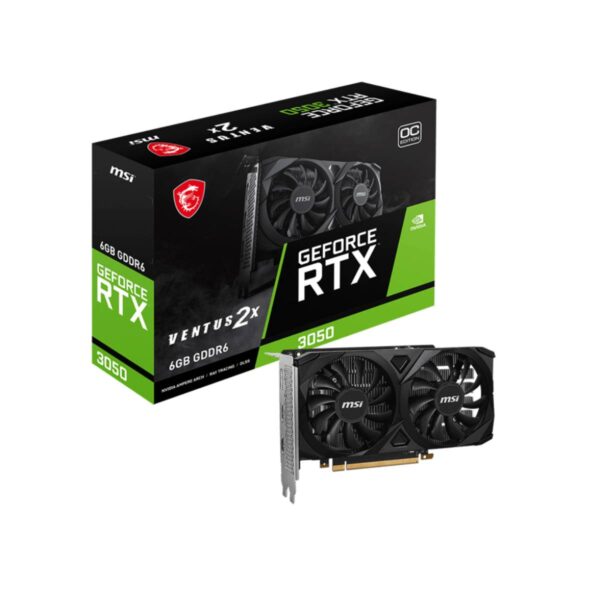 Tarjeta de Video MSI GeForce RTX 3050 VENTUS 2X 6G OC